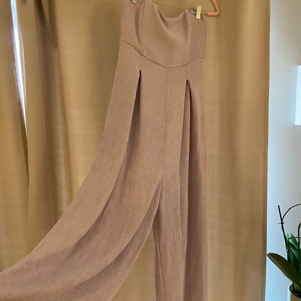 Revolve Strapless Lilac Jumpsuit